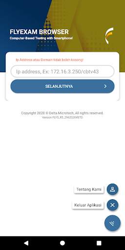 FlyExam Browser screenshot 2