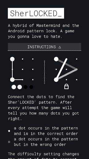 Pattern lock remove game - SherLOCKED screenshot 1