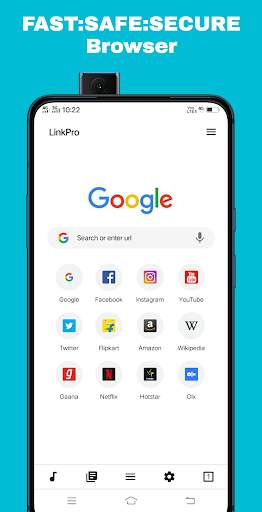 LinkPro - Fast, Safe and Secure Browser screenshot 1