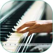Piano Keyboard Real Learning App logo