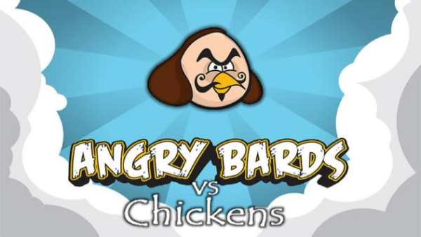 Angry Bards vs Chickens скриншот 1