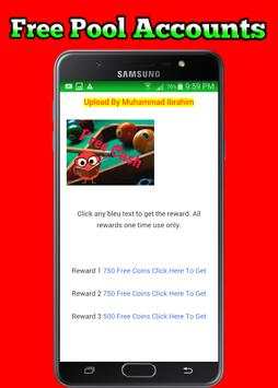 Free Pool Rewards And Accounts screenshot 2