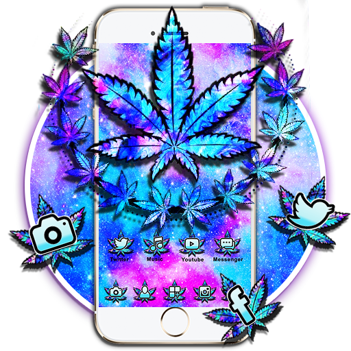 Colorful Weed Themes Live Wallpapers icon