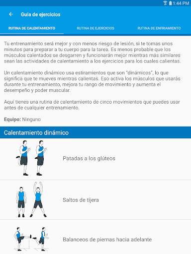 Entrenamientos de Cuerpo screenshot 8
