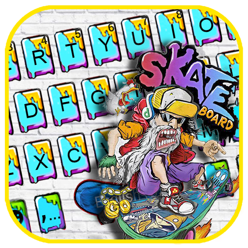 Graffiti Skater Keyboard Background icon