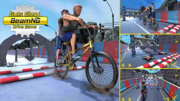 Happy Guts Glory Wheels - BMX Obstacle Course Game screenshot 5