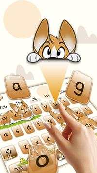 Cute 🐶 Puppy Corgi Keyboard Theme screenshot 2