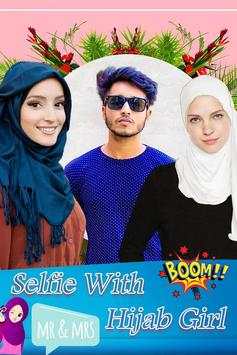 Selfie With Hijab Girl & Muslim Girl Photo Editor screenshot 1