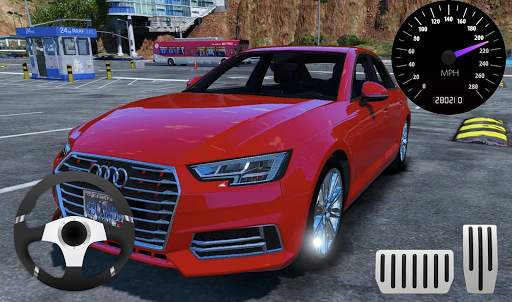 Driver Audi A4 Parking City 1 تصوير الشاشة