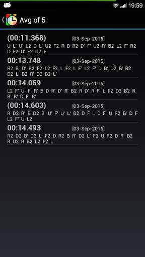 Speedcubing Timer screenshot 5