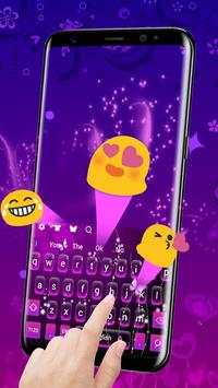 Purple Butterfly Keyboard screenshot 3