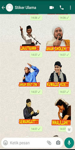 Stiker WA Islami Ulama WAStickeraApps screenshot 4