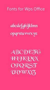 Fonts for WPS Office screenshot 3