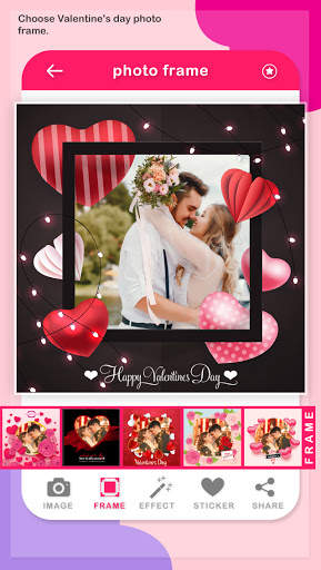 Valentine Day Photo Frame 2021 screenshot 2