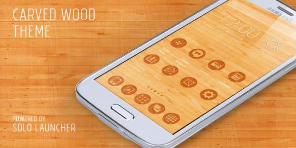 Carved Wood - Solo Theme screenshot 1