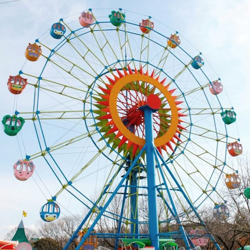 Theme Park Fun Swings Ride أيقونة