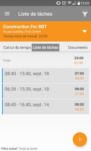 Mobile Worker - Timesheet screenshot 2