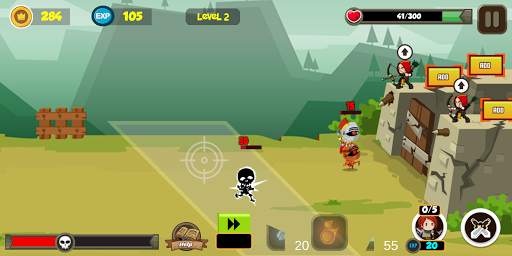 King Of Archers- Castle Defense Tower Defense Game screenshot 2