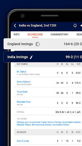Cricket live score - My cricket score screenshot 5