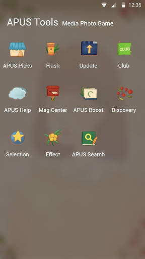Person-APUS Launcher theme screenshot 3
