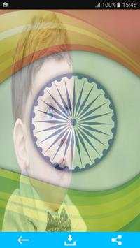 Indian Flag Face Editor screenshot 1