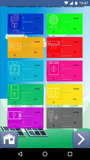 Calculo solar screenshot 2