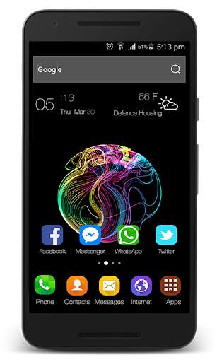 Launcher Moto G5 Theme screenshot 1