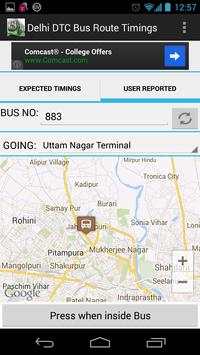 Delhi DTC Bus Timings & Routes screenshot 1
