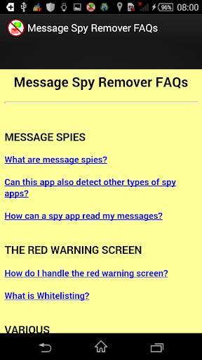 Message Spy Remover (Anti Spy) screenshot 4