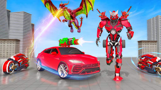 Dragon robot transforming games: New dragon games screenshot 1