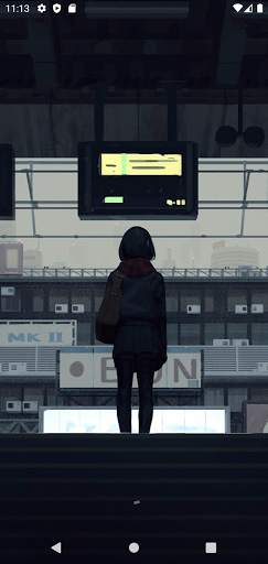 Sad Anime Wallpapers - Alone Wallpaper screenshot 1