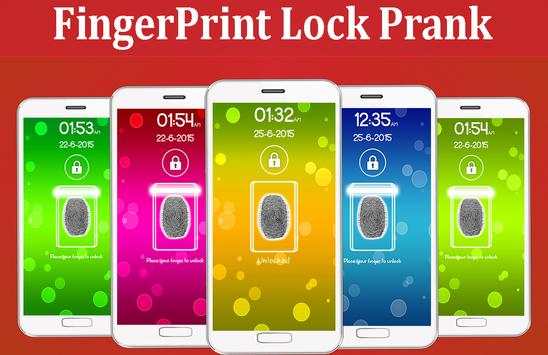 Fingerprint Lock Screen Prank скриншот 4