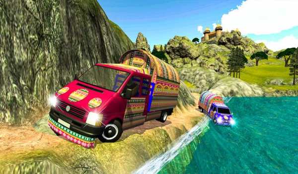 Offroad Pickup Van Driving Simulator 2019 screenshot 9
