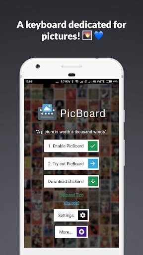 PicBoard | Image Search Keyboard | With Stickers! screenshot 1