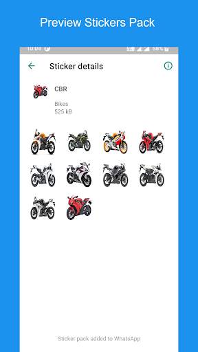 Bikes Sticker for WhatsApp screenshot 2