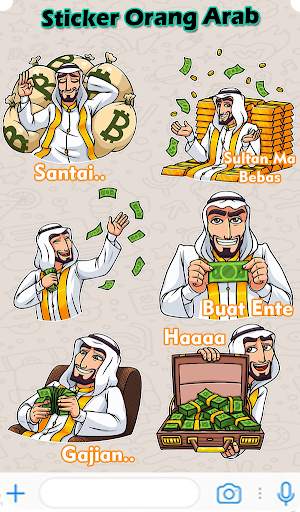 Sticker Arab Kocak- WaStickersApp screenshot 3