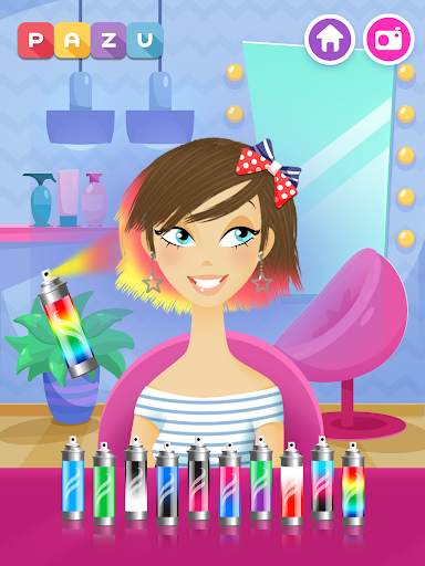 Girls Hair Salon - Hairstyle makeover kids games screenshot 10