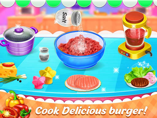 Burger Maker Fast Food Kitchen Game screenshot 5