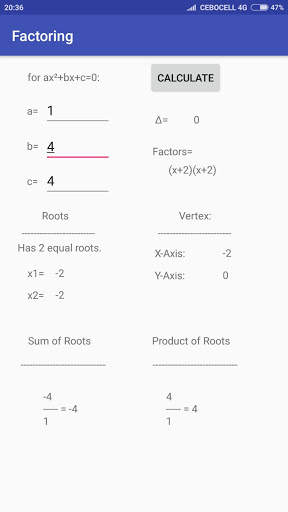 Factoring-Factorization скриншот 6