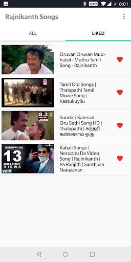 Rajinikanth Tamil Video Songs screenshot 5