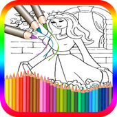 Painting Game For Girls: Coloring Princess icon