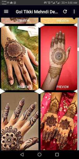 Gol Tikki Mehndi Design Latest Offline 2020 screenshot 3