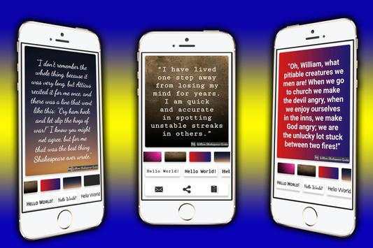 William Shakespeare Quotes Maker screenshot 7