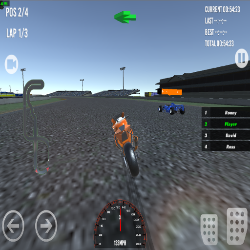 motorcycle bike formula racing icon