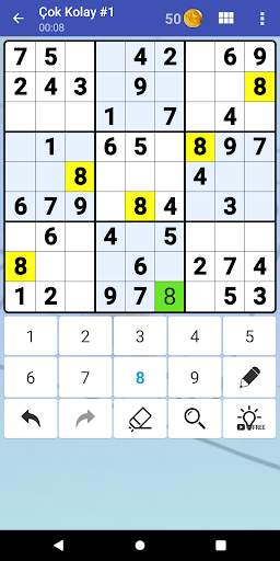Sudoku - Klasik bulmaca oyunu screenshot 1