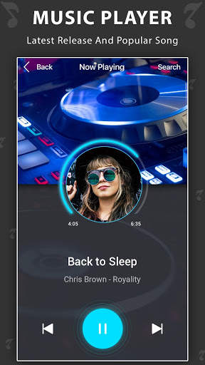 Dub Music Player - Free Audio Player, Equalizer screenshot 4