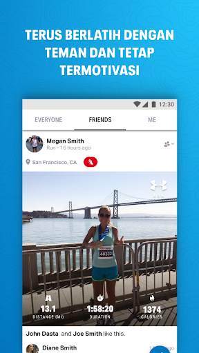 Lari dengan MapMyRun screenshot 2