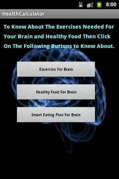 Daily Health Calculator screenshot 1