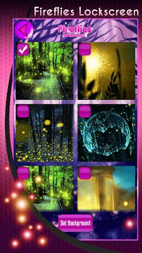 Fireflies Lockscreen screenshot 3