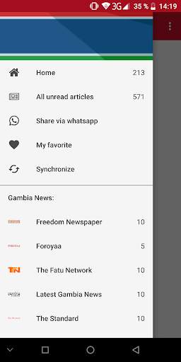 Gambia news screenshot 3